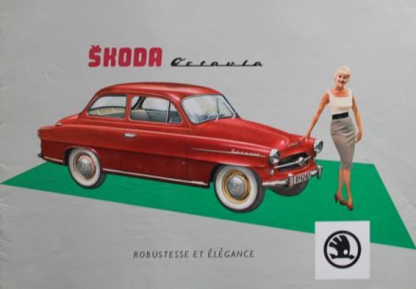 Skoda Octavia Modelprogram 1957 Carbrochure (4702)
